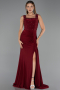 Abendkleid Lang Weinrot ABU6552