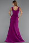 Abendkleid Lang Fuchsie ABU6552
