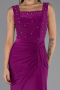 Abendkleid Lang Fuchsie ABU6552