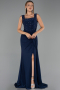 Abendkleid Lang Marineblau ABU6552