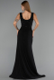 Abendkleid Lang Schwarz ABU6552