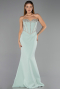 Abendkleid Lang Minzgrün ABU6327