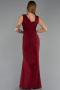 Abendkleid Lang Weinrot ABU6524