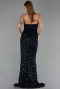 Abendkleid Lang Marineblau ABU6439