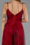 Abschlusskleid In Übergröße Lang Weinrot ABU6558