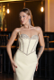 Abendkleid Lang Gelb ABU6327