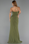 Abendkleid Lang Chiffon Öl Grün ABU6500
