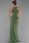 Abendkleid Lang Öl Grün ABU5422