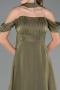 Abendkleid Lang Chiffon Khaki ABU6563