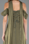 Abendkleid Lang Chiffon Khaki ABU6563