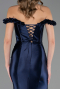 Abendkleid Lang Marineblau ABU6565