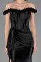 Abendkleid Lang Schwarz ABU6565