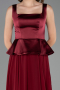 Abendkleid Lang Chiffon Weinrot ABU6568