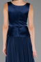 Abendkleid Lang Chiffon Marineblau ABU6568