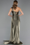Abschlusskleid Lang Chiffon Khaki ABU6622