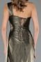 Abschlusskleid Lang Chiffon Khaki ABU6622