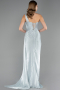 Abschlusskleid Lang Chiffon Minzgrün ABU6622