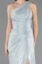 Abschlusskleid Lang Chiffon Minzgrün ABU6622