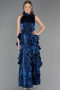Abendkleid Lang Marineblau ABU6571