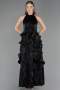 Abendkleid Lang Schwarz ABU6571
