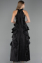 Abendkleid Lang Schwarz ABU6571