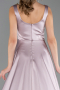 Abschlusskleid Lang Satin Altrosa ABU6572