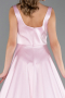 Abschlusskleid Lang Satin Puder ABU6572