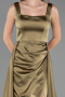 Abschlusskleid Lang Satin Öl Grün ABU6572