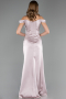 Abendkleid im Meerjungfrau-Stil Lang Satin Nerzbraun ABU6574