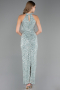 Abschlusskleid Lang Spitze Minzgrün ABU6578