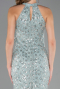 Abschlusskleid Lang Spitze Minzgrün ABU6578