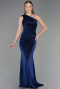 Abendkleid Lang Marineblau ABU6579