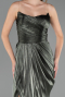 Abschlusskleid Lang Chiffon Khaki ABU6580