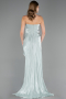 Abschlusskleid Lang Chiffon Minzgrün ABU6580