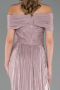 Abendkleid Lang Chiffon Altrosa ABU6581