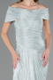 Abendkleid in Übergröße Lang Chiffon Minzgrün ABU6604
