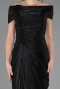 Abendkleid Lang Chiffon Schwarz ABU6581