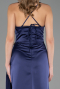Abschlusskleid Lang Satin Marineblau ABU6584