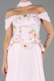 Abendkleid Lang Chiffon Puder ABU6588