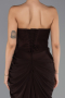 Abendkleid Lang Chiffon Braun ABU6589
