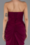 Abendkleid Lang Chiffon Pflaume ABU6589