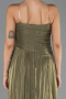 Abschlusskleid Lang Chiffon Khaki ABU6590