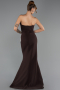 Abendkleid Lang Braun ABU6374