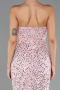 Abendkleid Lang Schuppig Puder ABU6503