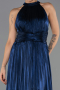 Abschlusskleid Lang Chiffon Marineblau ABU6594