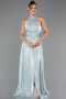 Abschlusskleid Lang Chiffon Minzgrün ABU6594