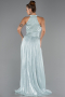 Abschlusskleid Lang Chiffon Minzgrün ABU6594