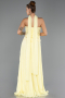 Abendkleid Lang Chiffon Gelb ABU6436