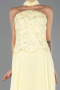 Abendkleid Lang Chiffon Gelb ABU6436