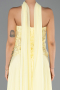Abendkleid Lang Chiffon Gelb ABU6436